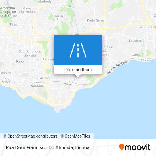 Rua Dom Francisco De Almeida map