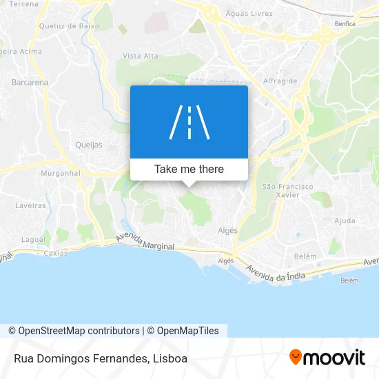 Rua Domingos Fernandes map