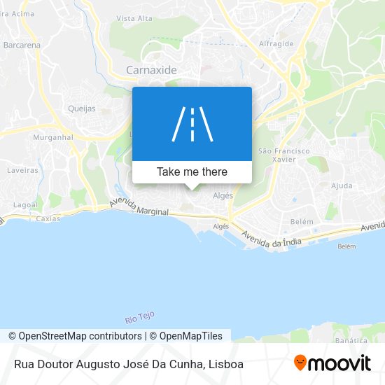 Rua Doutor Augusto José Da Cunha map