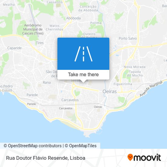 Rua Doutor Flávio Resende map