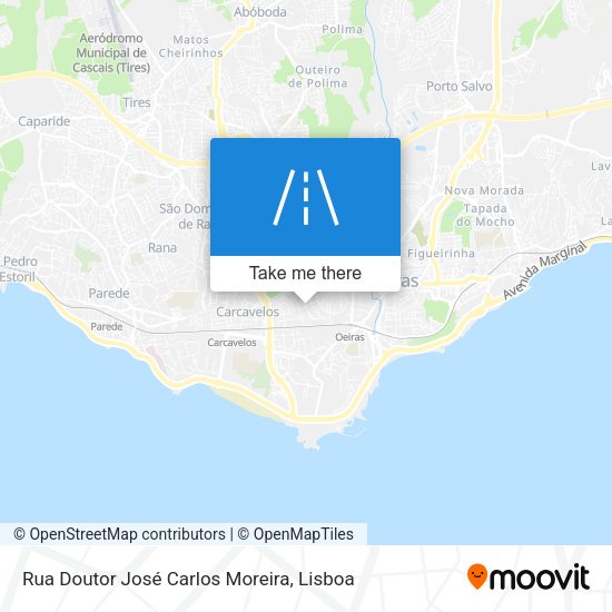 Rua Doutor José Carlos Moreira map