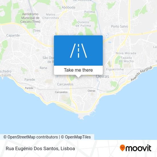 Rua Eugénio Dos Santos map