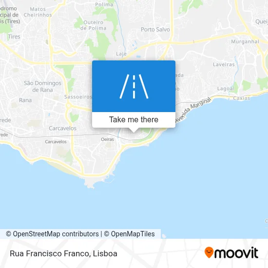 Rua Francisco Franco map