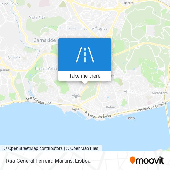 Rua General Ferreira Martins map