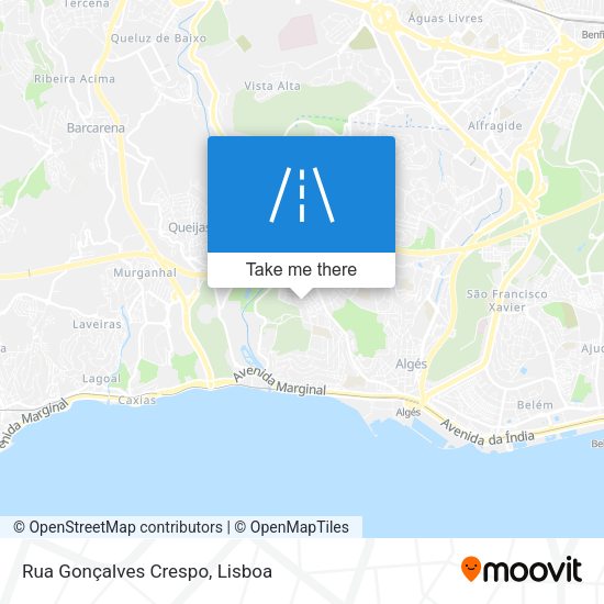 Rua Gonçalves Crespo map