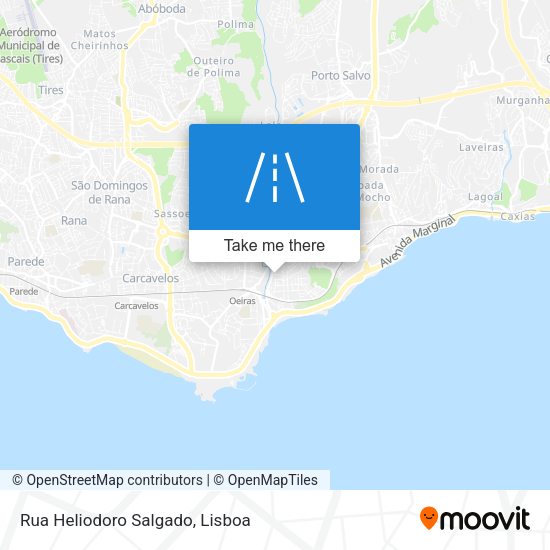 Rua Heliodoro Salgado mapa