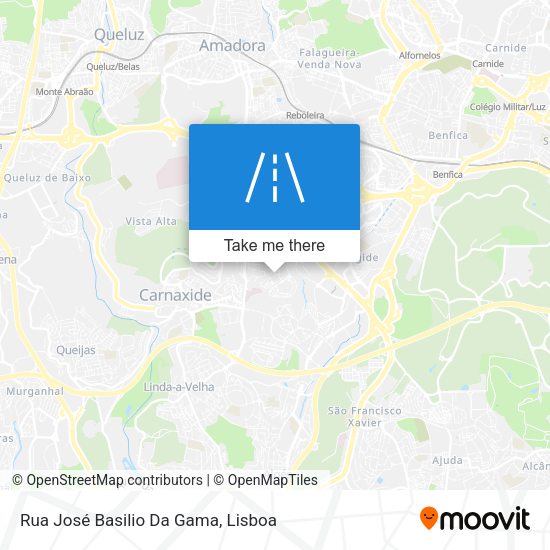 Rua José Basilio Da Gama mapa