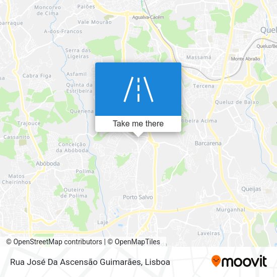 Rua José Da Ascensão Guimarães mapa