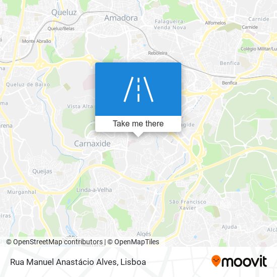 Rua Manuel Anastácio Alves mapa