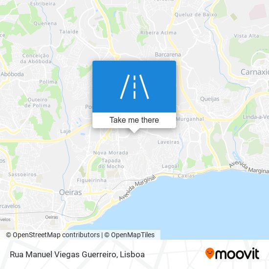 Rua Manuel Viegas Guerreiro map