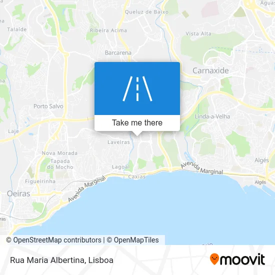 Rua Maria Albertina map
