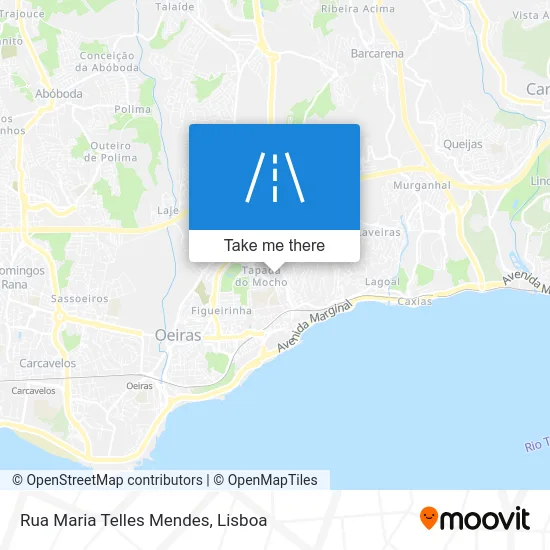 Rua Maria Telles Mendes map