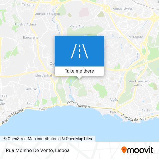 Rua Moinho De Vento mapa