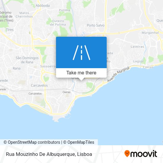 Rua Mouzinho De Albuquerque mapa