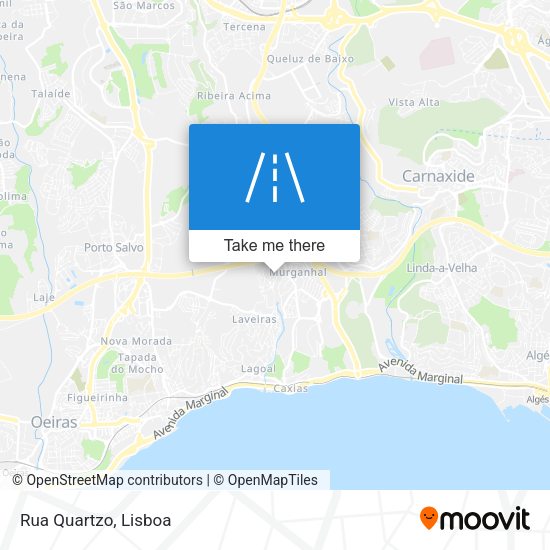 Rua Quartzo mapa