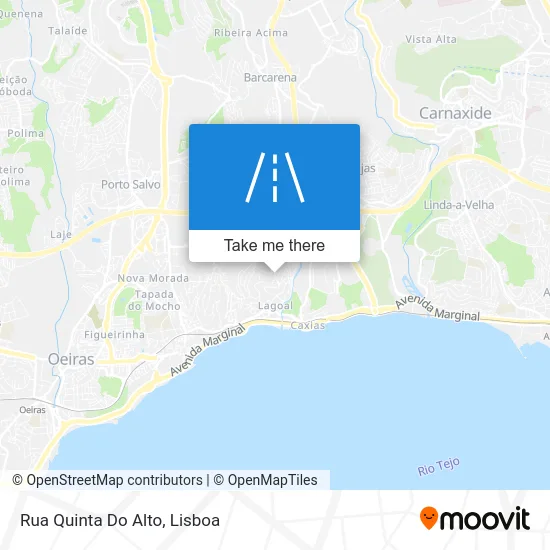 Rua Quinta Do Alto map