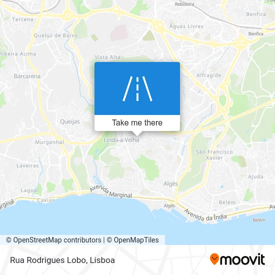 Rua Rodrigues Lobo map