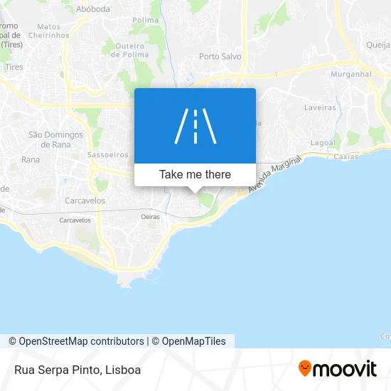 Rua Serpa Pinto map
