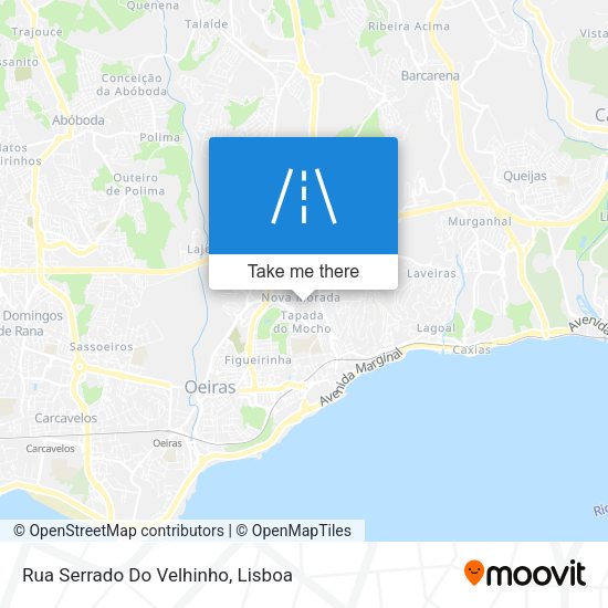Rua Serrado Do Velhinho map