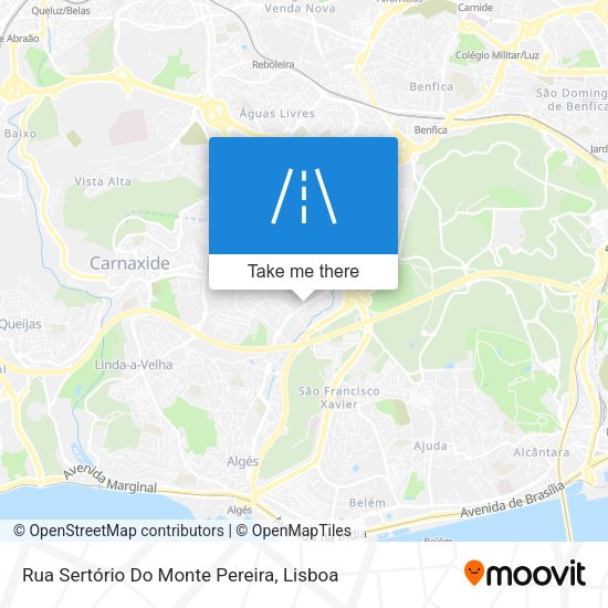 Rua Sertório Do Monte Pereira map