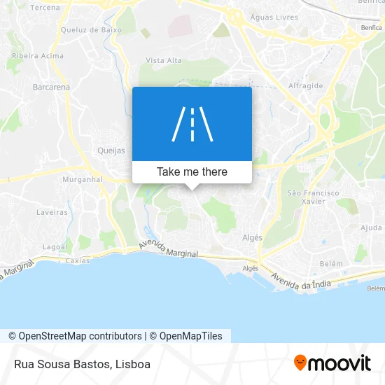 Rua Sousa Bastos map