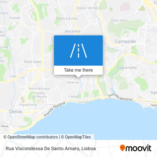 Rua Viscondessa De Santo Amaro mapa