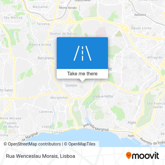 Rua Wenceslau Morais mapa