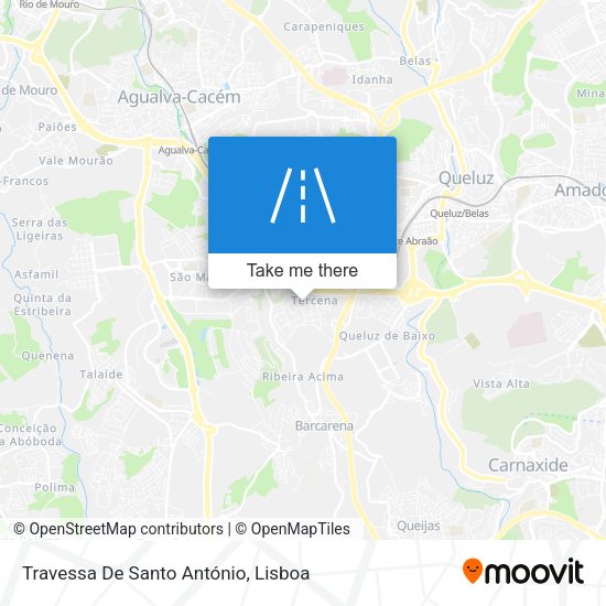 Travessa De Santo António map