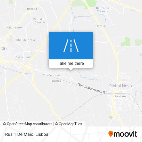 Rua 1 De Maio mapa