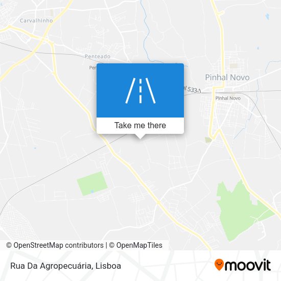 Rua Da Agropecuária map