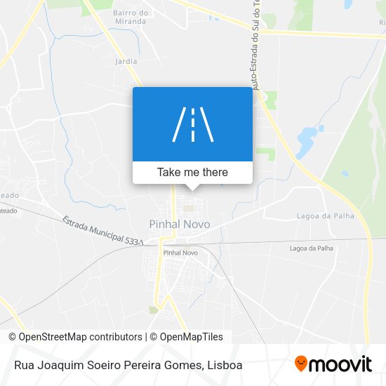 Rua Joaquim Soeiro Pereira Gomes mapa