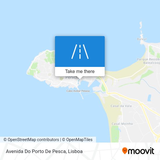 Avenida Do Porto De Pesca mapa