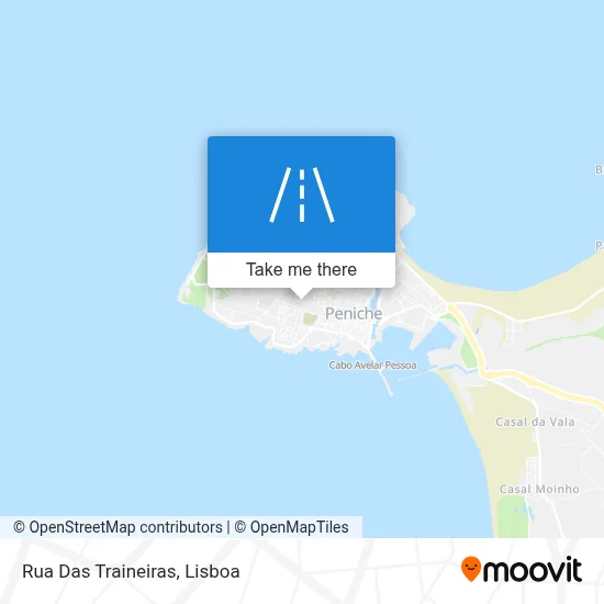 Rua Das Traineiras map