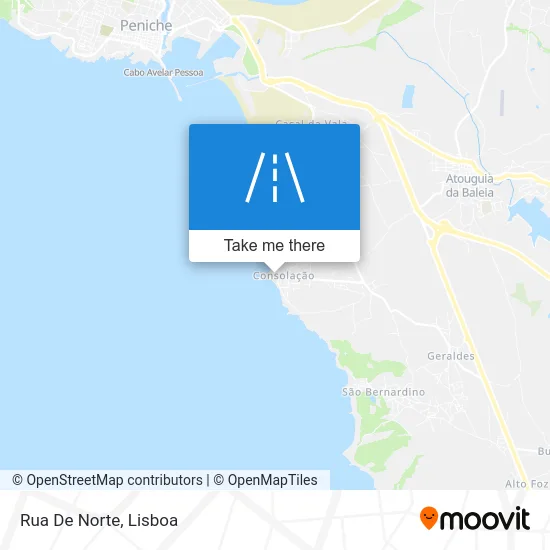 Rua De Norte map