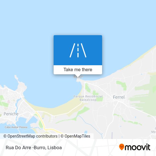 Rua Do Arre -Burro mapa