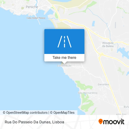 Rua Do Passeio Da Dunas map