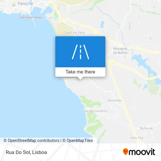 Rua Do Sol map