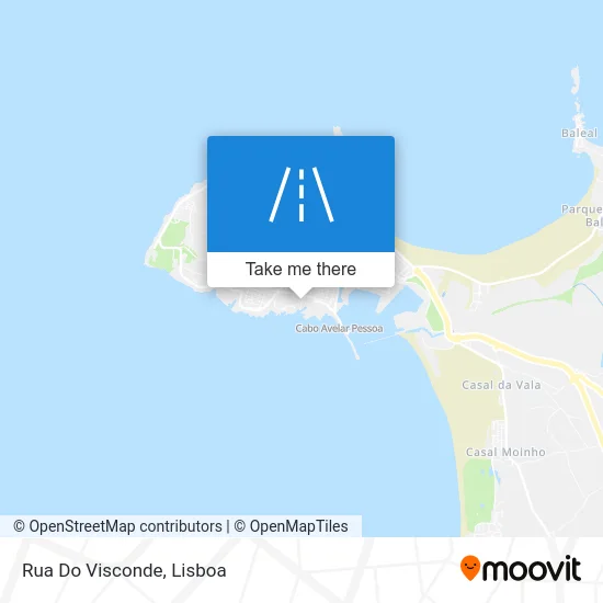Rua Do Visconde map