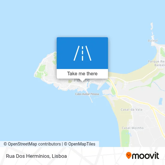 Rua Dos Hermínios map