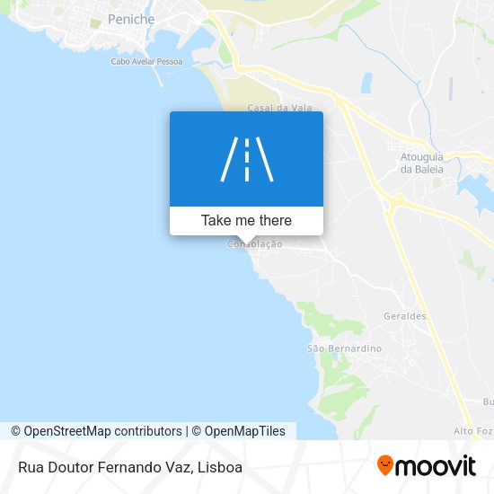Rua Doutor Fernando Vaz mapa