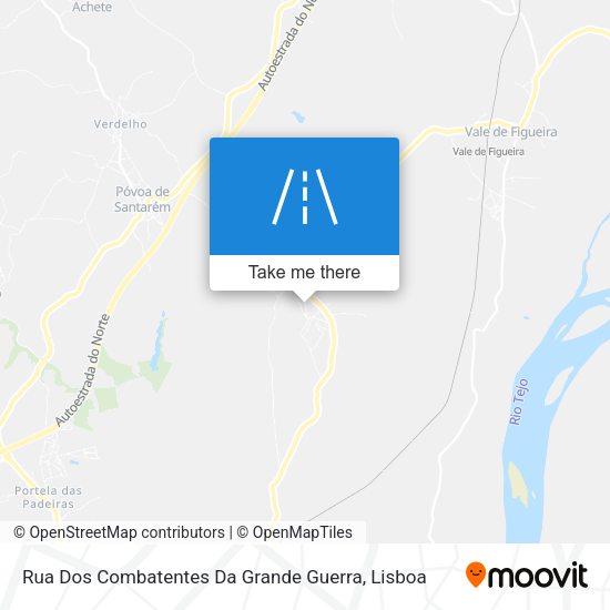 Rua Dos Combatentes Da Grande Guerra map