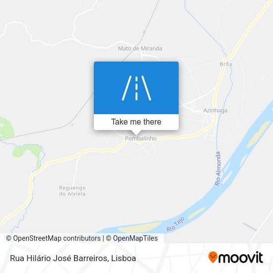 Rua Hilário José Barreiros map