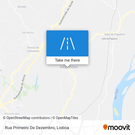 Rua Primeiro De Dezembro mapa