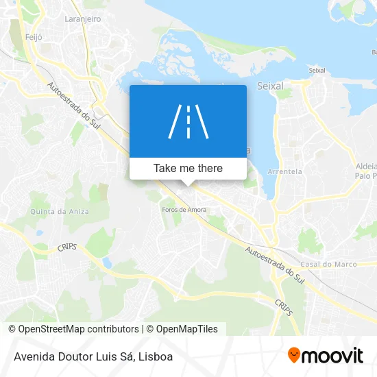 Avenida Doutor Luis Sá map