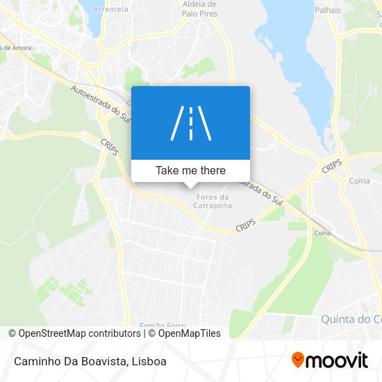 Caminho Da Boavista mapa