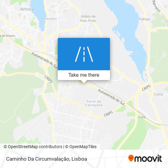 Caminho Da Circumvalação mapa