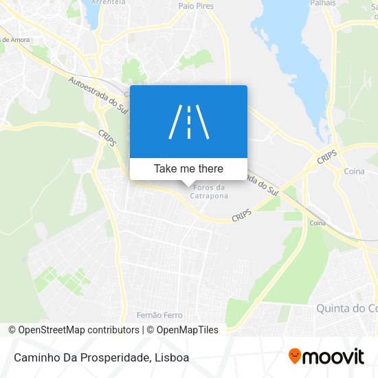 Caminho Da Prosperidade mapa