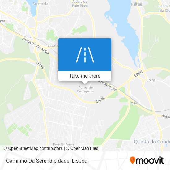 Caminho Da Serendipidade mapa