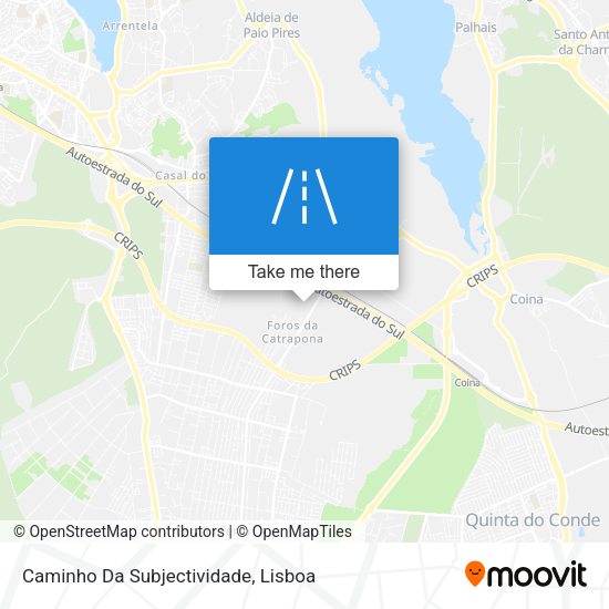 Caminho Da Subjectividade map