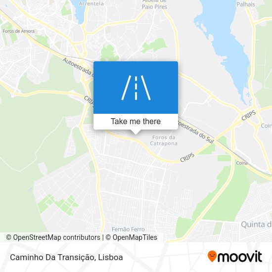 Caminho Da Transição map
